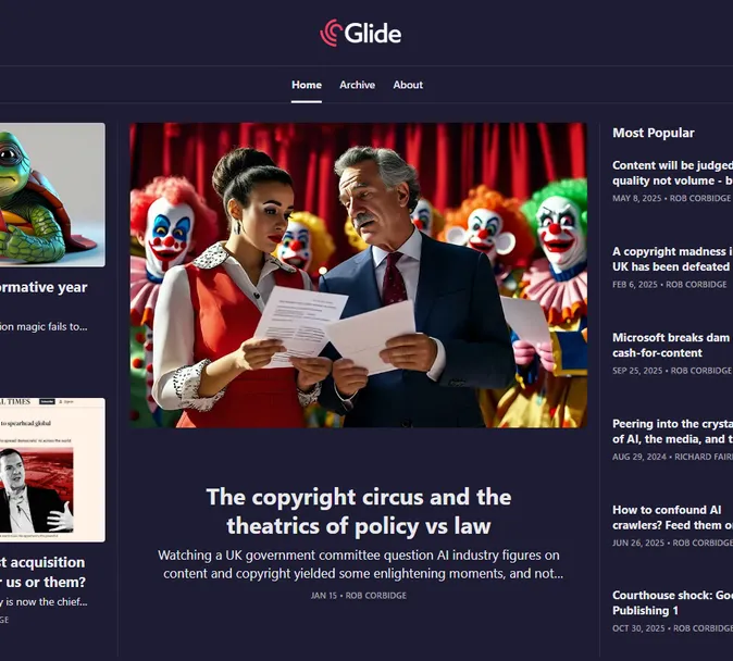 Glide Publishing Platform, Glide CMS, Glide Go, and Glide Nexa are a suite of products which help publishers and media bring audiences and content together.