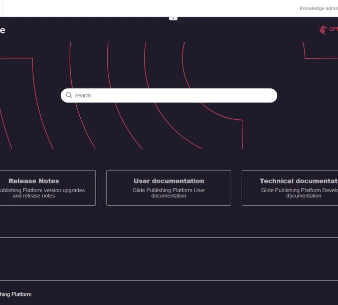 GPP Training and Support portal landing page