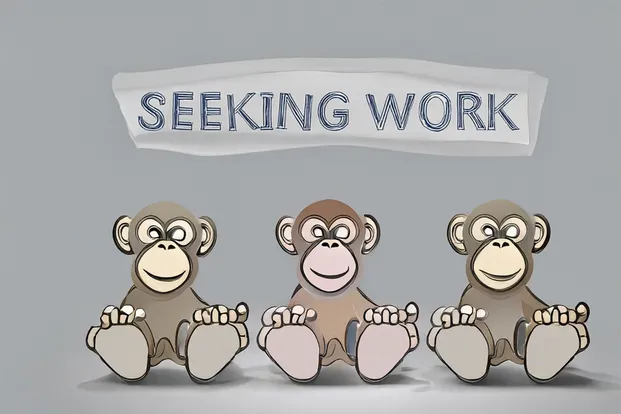 Three monkeys with nothing to do - certainly not at Facebook