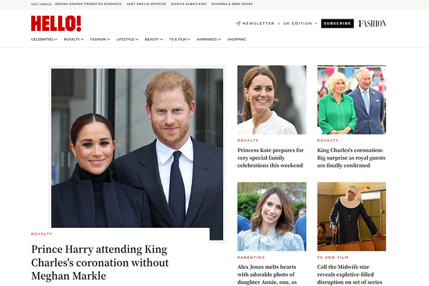 The new HelloMagazine.com website launched on Glide Publishing Platform and immediately delivered improved results