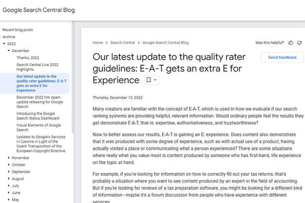 Google adds new parameters to website ratings for search results