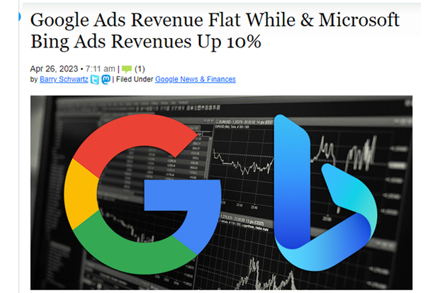 SEORoundtable Google and Bing and revenues