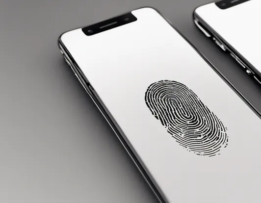 fingerprint lock on a smartphone