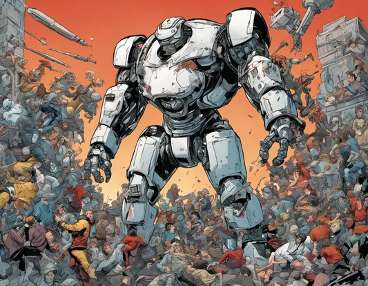 Artists and creators fight a giant AI robot