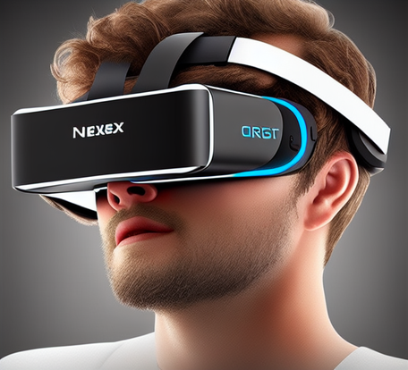 Next generation vr headset, futuristic, never seen before
