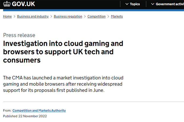 The UK's markets regulator is to investigate Goole and Apple's control over smartphone browsers