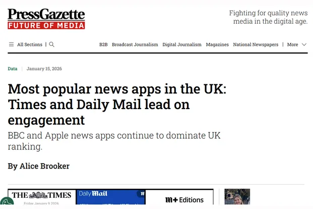 The most engaging news apps in the UK show similarities in approach.