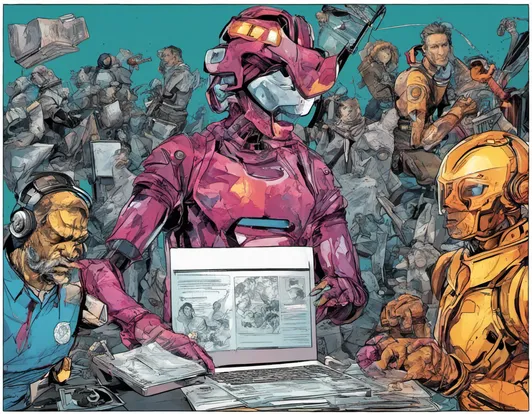 AI Taskforce for news holding up a newspaper 