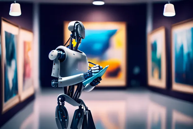 AI is now reviewing art while wearing the mask of a human - is it art or life?