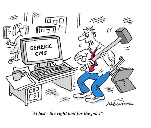 End the need to rebuild a generic CMS