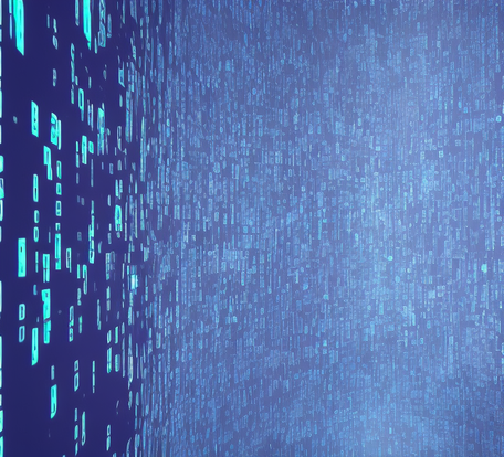 Futuristic monitors running text by Stable Diffusion