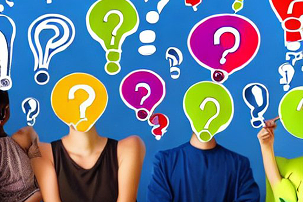 People with questions marks as their heads