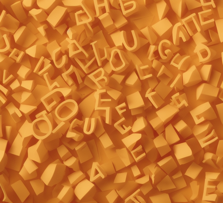 Eating words by Stable Diffusion