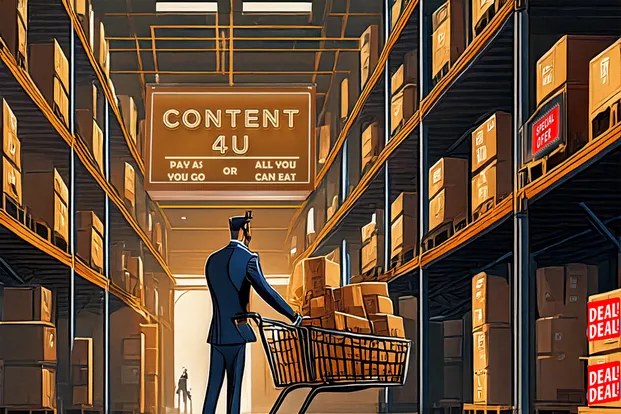 A content marketplace for AI firms to get their content is being formulated