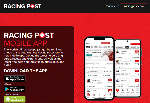 New Racing Post apps go live on Glide