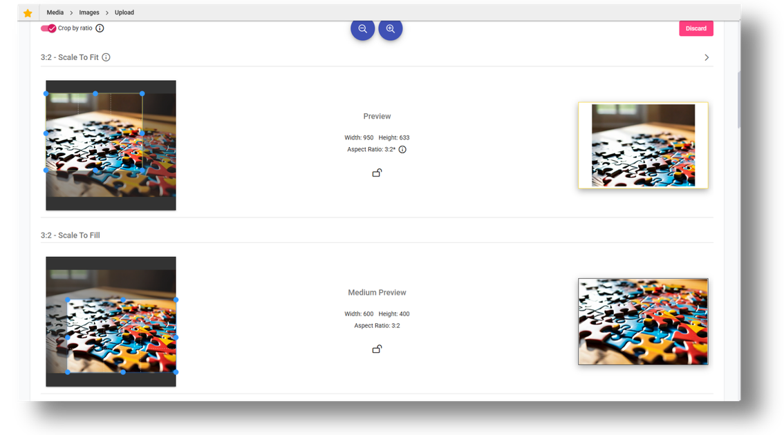 Per-rendition image cropping in Glide CMS